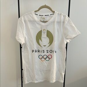 Official Paris 2024 Olympics White T-Shirt NWT
